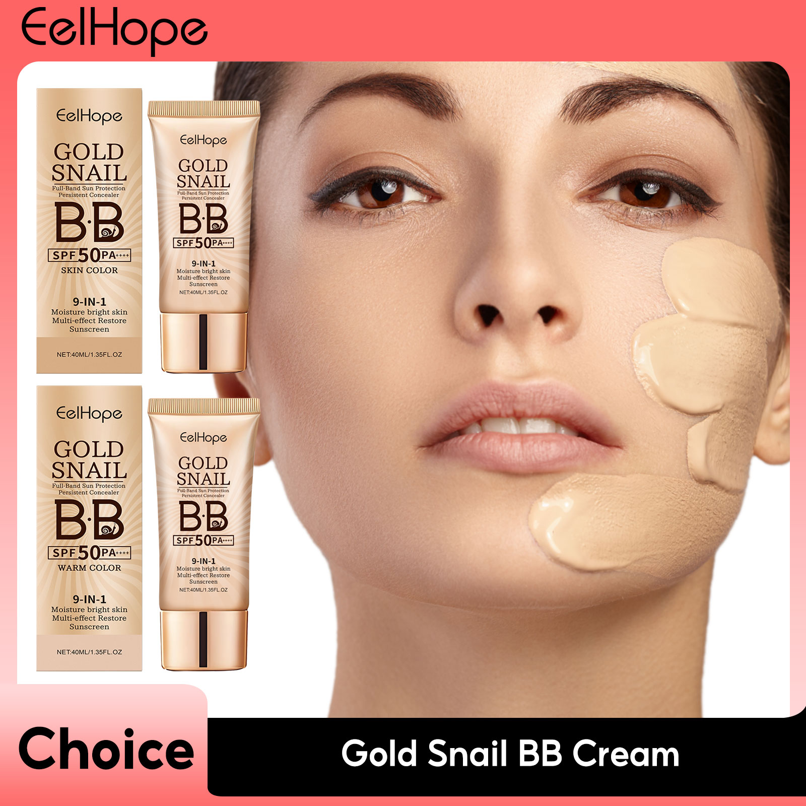 Spf 50 Sunscreen - Crema BB con protección solar de