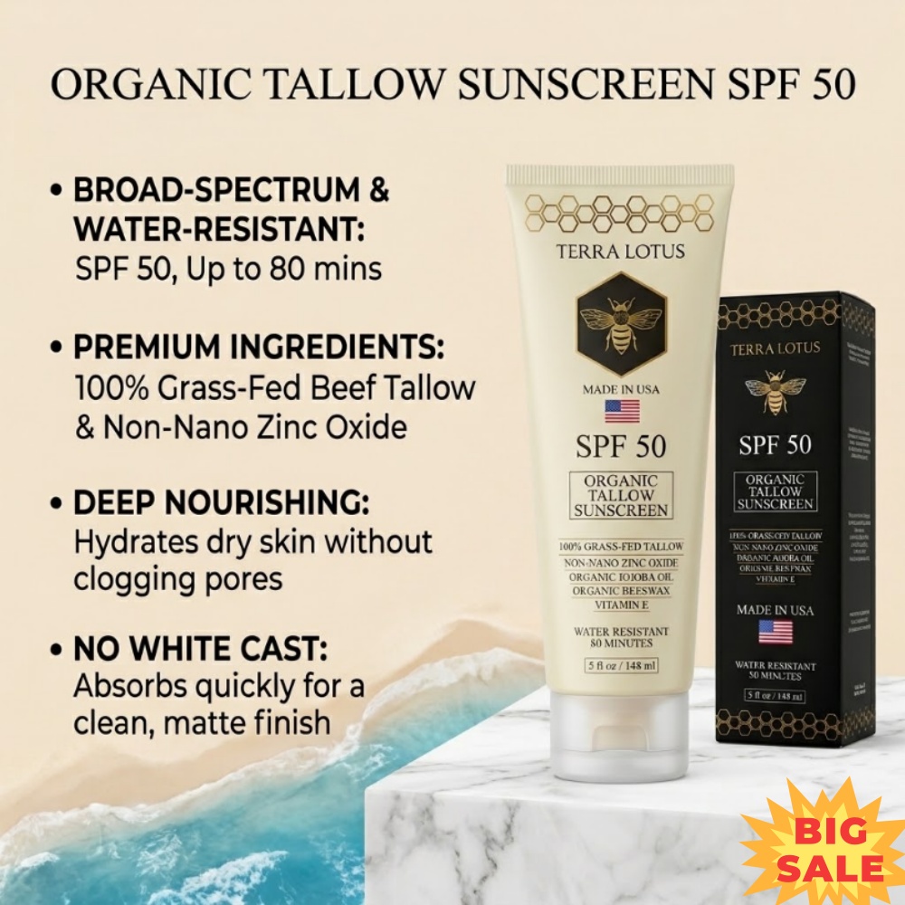 Spf 50 Sunscreen - Protector Solar de Sebo Orgánico SPF