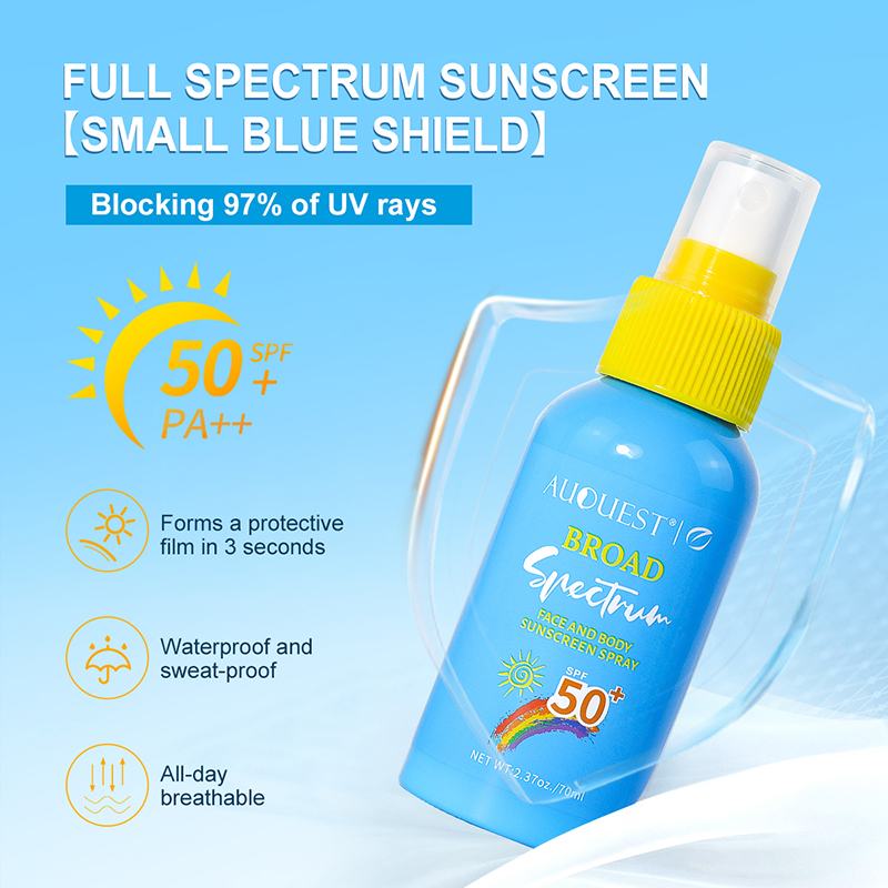 Spf 50 Sunscreen - Spray de protección solar para rostro