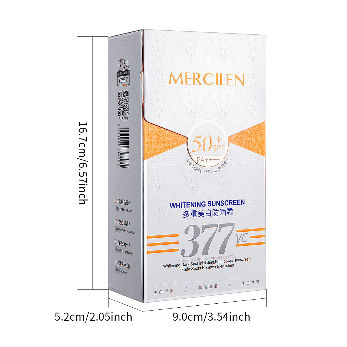 Protector solar Mercilen 30 g, - Spf 50 Sunscreen reseña y precio