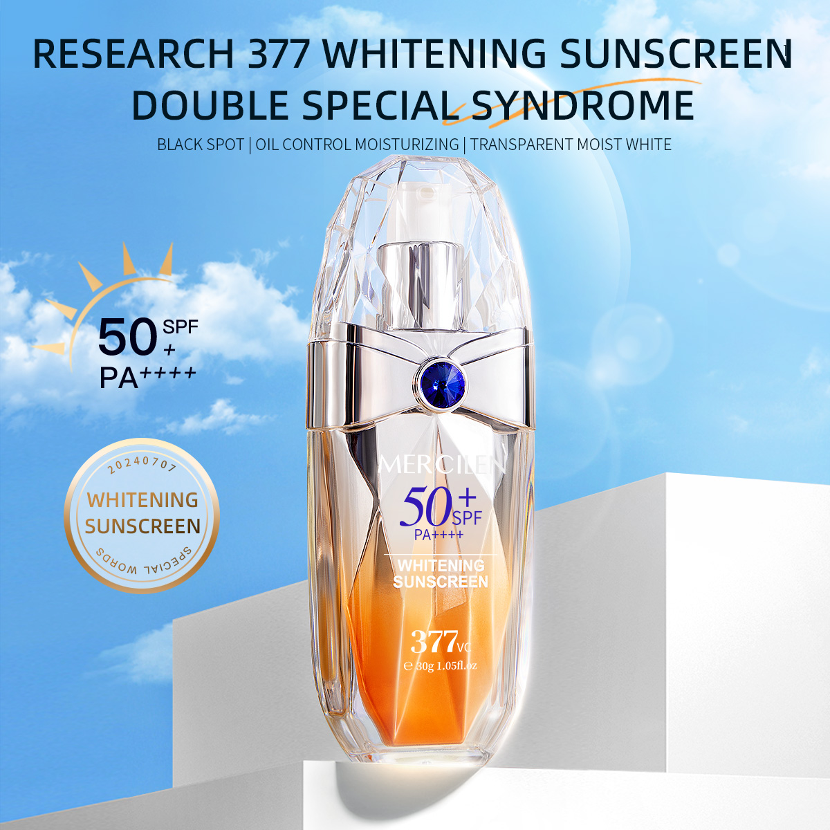 Protector solar Mercilen 30 g, - Spf 50 Sunscreen reseña y precio