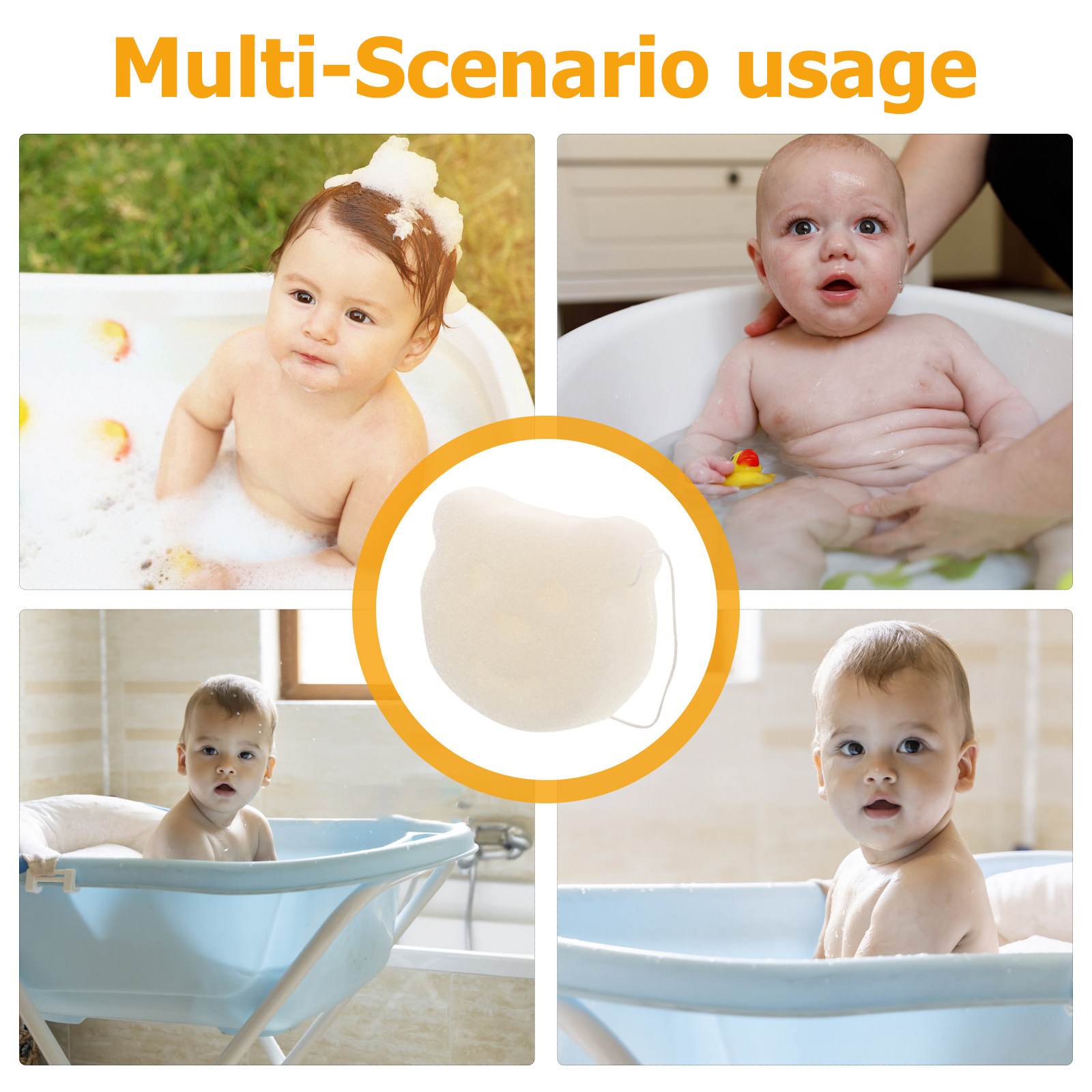 Esponja de baño suave para beb - Skincare Newborn reseña y precio