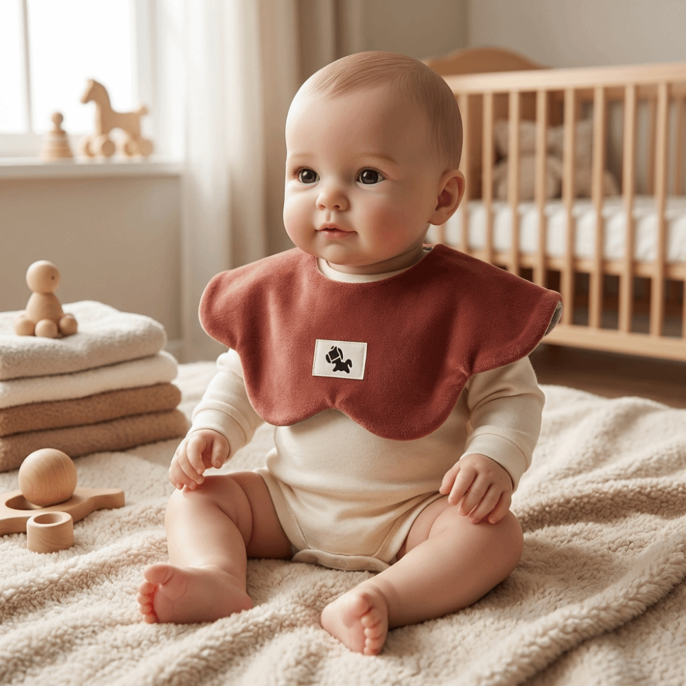 Babero de algodón de doble car - Skincare Newborn reseña y precio