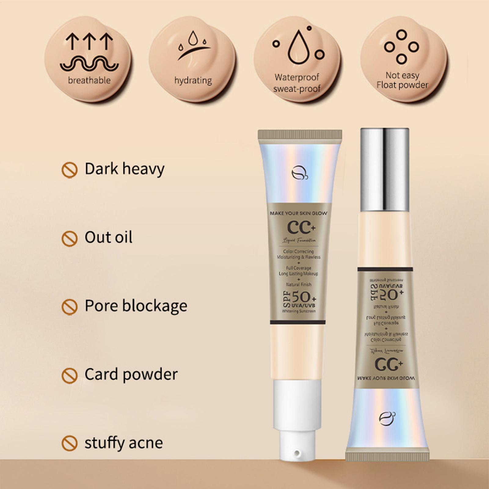 CC Cream Foundation SPF 50 Bas - Spf 50 Sunscreen reseña y precio